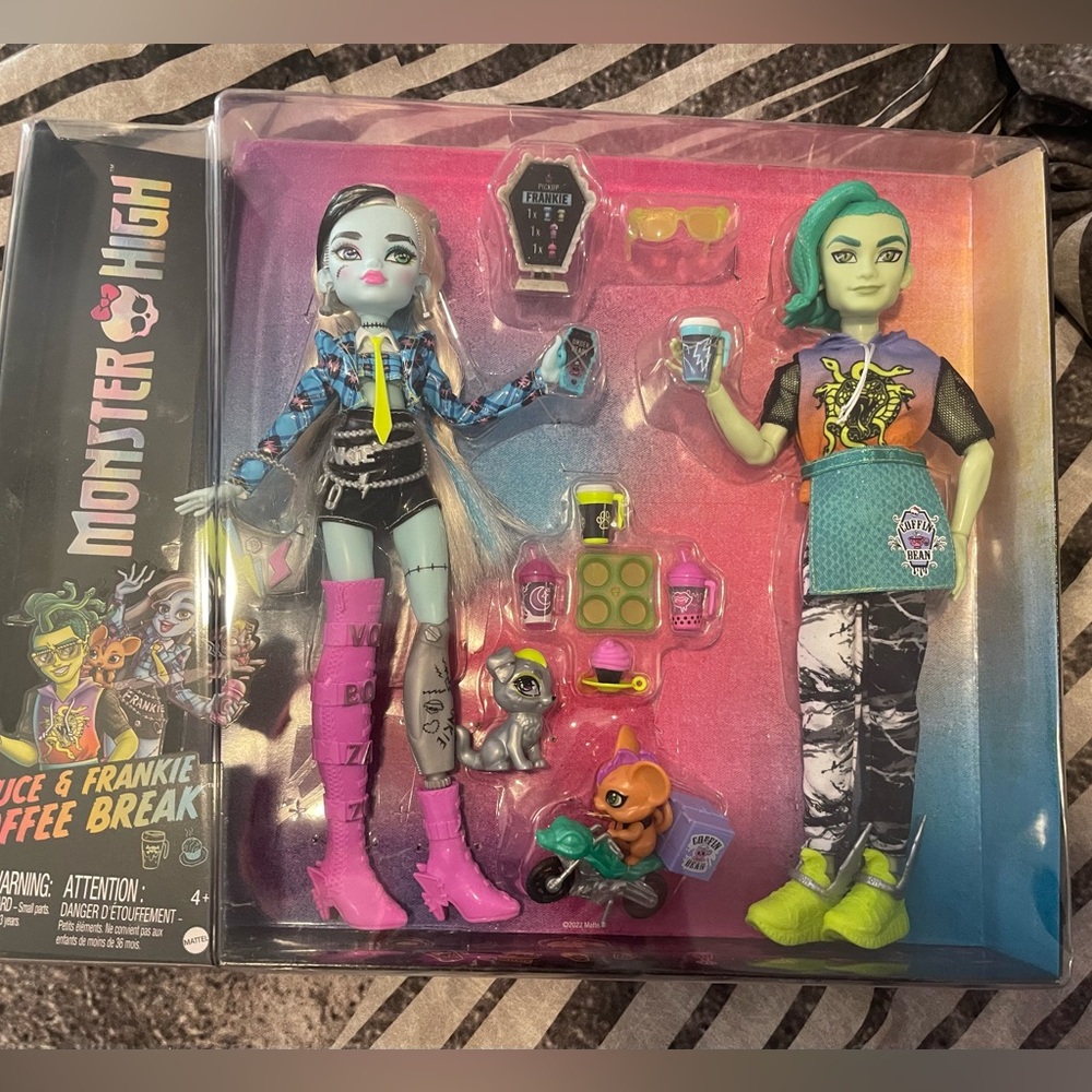Monster high Coffin Bean Deuce and Frankie Playset